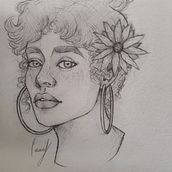 Mi proyecto del curso: Sketchbook de retrato: explora el rostro humano. Esboçado, Desenho, Desenho de retrato, Desenho artístico, e Sketchbook projeto de Camila Molina Vásquez - 03.12.2022