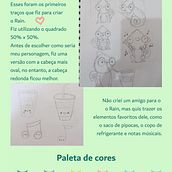 Cartela de adesivos com desenho no estilo Kawaii. Traditional illustration, and Character Design project by Jéssica Santos - 12.01.2022