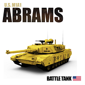 Modelado y Renderizado de Tanque M1A1 Abrams . Industrial Design project by Leopoldo Crescente Herrera Cid - 12.03.2022