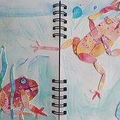 discovering colours, association, storytelling, happyness: Kreatives Sketching mit Aquarell für Anfänger. Traditional illustration, Sketching, Creativit, Drawing, Watercolor Painting, and Sketchbook project by netti_1 - 12.04.2022