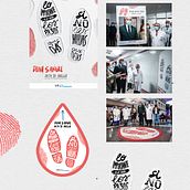 Diseño de la campaña "Deja tu huella. Dona sangre" . Design, Publicidade e Ilustração tradicional projeto de Marta Rondón Núñez - 04.12.2022