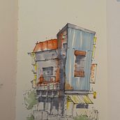 My project for course: Expressive Architectural Sketching with Colored Markers. Sketching, Drawing, Architectural Illustration, and Sketchbook project by sr_richie - 12.04.2022