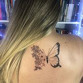 Meu projeto do curso: Técnicas de tatuagem blackwork com fine line. Tattoo Design project by Josana Ribeiro Morais - 12.04.2022