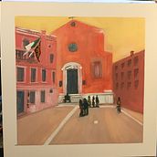 My project for course: Gouache Painting of Urban Landscapes. Traditional illustration, Painting, and Gouache Painting project by wsinggen - 12.04.2022