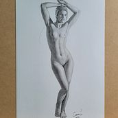 Mi proyecto del curso: Dibujo realista de la figura humana. Projekt z dziedziny Trad, c, jna ilustracja,  Sztuki piękne, Sketching, R, sunek ołówkiem,  R, sunek, R, sunek realist, czn, R i sunek anatomiczn użytkownika Esneider Cardona Montoya - 03.12.2022