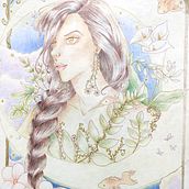Colored Pencil practicing. Een project van Traditionele illustratie, Schilderij, Tekening met potlood y  Tekening van Talita Mantovani - 19.05.2021