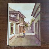 Meu projeto do curso: Fundamentos da luz e da cor para aquarela. Un proyecto de Pintura, Pintura a la acuarela e Ilustración arquitectónica de Simone Schumacher - 04.12.2022