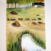 Mi proyecto del curso: Paisajes naturales en acuarela. Een project van Aquarelschilderen van Francisco Cuesta - 04.12.2022