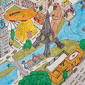 Mon projet du cours : L’art du sketching : transformez vos esquisses en œuvres d’art. Traditional illustration, Pencil Drawing, Drawing, and Sketchbook project by Eric Bertrand - 01.01.2020