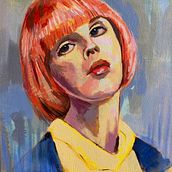 My project for course: Portrait Painting with Oil: Explore Light and Shade. Artes plásticas, Pintura, e Pintura a óleo projeto de judy_skatssoon - 05.12.2022