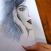 Il mio progetto del corso: Illustrazione artistica surrealista con penna a sfera. Un progetto di Illustrazione tradizionale, Disegno, Disegno artistico e Illustrazione con inchiostro di saraterra_1 - 05.12.2022