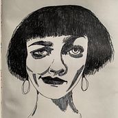 My project for course: Portrait Sketchbooking: Explore the Human Face. Un proyecto de Bocetado, Dibujo, Dibujo de Retrato, Dibujo artístico y Sketchbook de Corrie Kempiiha - 01.12.2022