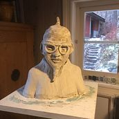 My project for course: Introduction to Clay Figurative Sculpture. Een project van  Beeldende kunst y Beeldhouwwerk van heleen_dijkstrano - 05.12.2022