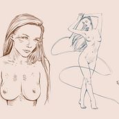 Mi proyecto del curso: Introducción al dibujo artístico de la figura humana. Sketching, Drawing, Realistic Drawing, Figure Drawing, Digital Drawing, Artistic Drawing, and Portrait Drawing project by Exel Ar - 12.05.2022