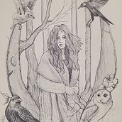 My project for course: Artistic Drawing with Ink. Projekt z dziedziny Trad, c, jna ilustracja,  R, sunek,  R, sunek art, st, czn,  R i sunek atramentem użytkownika Harper Court - 05.12.2022