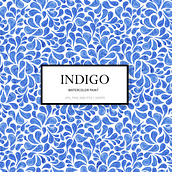 Indigo Pattern. Un progetto di Design, Illustrazione tradizionale, Pattern design, Pittura ad acquerello, Stampa, Disegno artistico, Pittura decorativa, Stampa tessile e Textile Design di Luciana Quintanilha - 06.12.2022