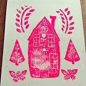 My project for course: Contemporary Printmaking with Linoleum. Traditional illustration, Arts, Crafts, Fine Arts, Printing & Ink Illustration project by Crystal - 12.05.2022