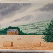 Mon projet du cours : Paysages à l'aquarelle : techniques et outils expérimentaux. Un projet de Beaux Arts, Peinture , et Aquarelle de Annie Lando - 06.12.2022