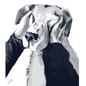 No mires eso Firulais - meme. Un proyecto de Ilustración tradicional de Andres Canan - 07.07.2018