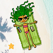 Parque Nacional Natural Isla Gorgona. Traditional illustration, Animation, Digital Illustration, Narrative, and Animated Illustration project by Laura Villana - 12.04.2022