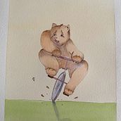 Mi proyecto del curso: Creación de personajes animales en acuarela para libros infantiles . % Viki Lem tarafından hazırlanan Geleneksel illüstras, on, Güzel sanatlar, Tablo, Çizim, Sulubo, a Resim, Çocuk İllüstras, onu, Ve Anlatı projesi - 12.07.2022