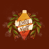 Lovely Night. Traditional illustration, and Animation project by Rita Espinoza - 12.07.2022