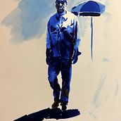 Monochrom with ink:  for course; Sketching People with Watercolor Ein Projekt aus dem Bereich Skizzenentwurf, Aquarellmalerei und Anatomische Zeichnung von Adil B. - 08.12.2022