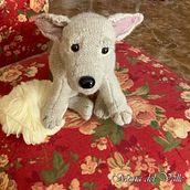 Mi proyecto del curso: Tejido de animales de peluche realistas: crea un cachorro de hilo. Un proyecto de Tejido, DIY, Tejido de punto y Diseño textil de Maria del Valle Olivera Hinojosa - 08.12.2022