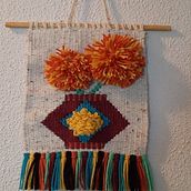 Mi proyecto del curso: Tejido de tapices en telar de alto lizo. Arts, Crafts, Decoration, Fiber Arts, Weaving, and Textile Design project by Mayte Ceballos - 12.08.2022