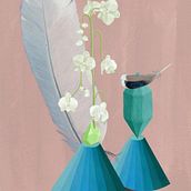 My project for course: Contemporary Print Design: Scale, Color, and Composition. Painting, Pattern Design, Fashion Design, and Gouache Painting project by Bakker Annerieke - 12.08.2022