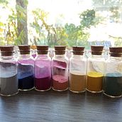 Mi proyecto del curso: Pigmentos de laca a partir de tintes naturales: pintura textil. Arts, Crafts, Fine Arts, Painting, DIY, Textile D, eing, Textile Printing, and Textile Design project by Sandra Santos - 12.08.2022
