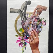 Pezzi di Cuore. Un progetto di Collage e Illustrazione tradizionale di mandellis - 08.12.2022