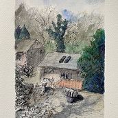 My project for course: Architectural Sketching with Watercolor and Ink. Sketching, Drawing, Watercolor Painting, Architectural Illustration, Sketchbook & Ink Illustration project by plabarbera44 - 12.08.2022