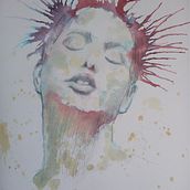 My project for course: Experimental Portraiture with Ink, Tea and Alcohol. Fine Arts, Painting, Drawing & Ink Illustration project by ronaldsands66 - 12.09.2022