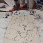 Tatto floral. Tattoo Design project by Gabby J.Galas - 12.09.2022