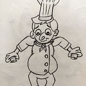 My project for course: Introduction to the Creation of Cartoon Style Characters. Traditional illustration, Character Design, and Drawing project by mv_prashanth08 - 12.09.2022