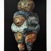 Venus of Willendorf. Collage project by Sylvie Kaos - 12.09.2022