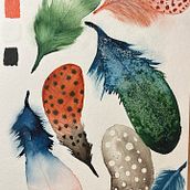 Meine Übungen und später auch das Abschlussprojekt für den Kurs: Blumenkompositionen mit Aquarell: Verbinde dich mit der Natur. Een project van Traditionele illustratie, Schilderij, Aquarelschilderen y  Botanische illustratie van Michele - 09.12.2022
