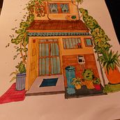 Mon projet du cours : Esquisses d'architecture expressives aux feutres de couleur. Sketching, Drawing, Architectural Illustration, Sketchbook & Ink Illustration project by Marie Gilson - 12.09.2022