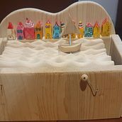 Il mio progetto del corso: Automi in legno: dai vita a sculture in movimento . Desain Karakter, Patung, Desain Mainan, Mainan Seni, Pertukangan ka, Dan u proyek oleh Elena Fronzaroli - 12.09.2022