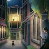 Mon projet du cours : Illustration numérique cinématographique sur Photoshop. Traditional illustration, Digital Illustration, and Concept Art project by Lucy M. - 12.09.2022