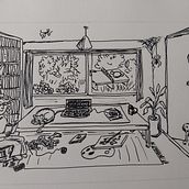 Mein Abschlussprojekt für den Kurs: Die Sketching Kunst: Transformiere Skizzen in Kunst. Traditional illustration, Pencil Drawing, Drawing, and Sketchbook project by Annemarie Lammer - 12.10.2022