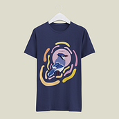 T-shirt design for a bird observatory association.. Design, and Traditional illustration project by Olgu - 12.10.2022