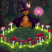 Mein Abschlussprojekt für den Kurs: Fantastische Tierillustration mit Procreate. Un proyecto de Ilustración tradicional, Diseño de personajes, Dibujo, Ilustración digital, Stor, telling y Narrativa de Felicitas - 10.12.2022