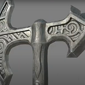 Axe LowPoly TimeLapse. Een project van 3D,  3D-modellering y  Ontwerp van Ronny Pérez - 11.12.2022