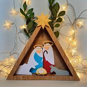 Crèche de Noël . Paper Craft, Arts, and Crafts project by aurelie_a.martin - 12.18.2021