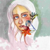 My project for course: Illustrated Portrait in Watercolor. Traditional illustration, Fine Arts, Painting, Drawing, Watercolor Painting, Portrait Drawing, and Artistic Drawing project by e_cabella - 12.11.2022