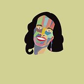 Meu projeto do curso: Retrato geométrico com Procreate. Traditional illustration, and Digital Illustration project by Carlos Mesquita - 12.11.2022