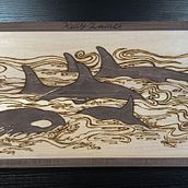 My project, including some wood stain :). Un progetto di Illustrazione tradizionale, Artigianato e DIY di addisonmercer - 12.12.2022