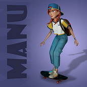 Mi proyecto del curso: Creación de personajes: del 2D al 3D Ein Projekt aus dem Bereich 3D, Design von Figuren, Design von 3-D-Figuren und 3-D-Design von lidi.chris0424 - 12.12.2022